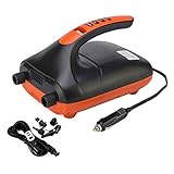 20 PSI Hochdruck-Pumpe – Smart und einfach zu bedienende 12 V elektrische Hochdruckpumpe für SUP und Schlauchboote. Eingebauter Sandfilter, zweistufiges Pumpen und automatische Abschaltung für einfaches und bequemes Aufblasen und Ablassen.