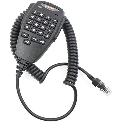 Tenq Speaker Mic Microphone with PTT for Quad Band Transceiver Two Way TYT Radio Th-9800 Cover