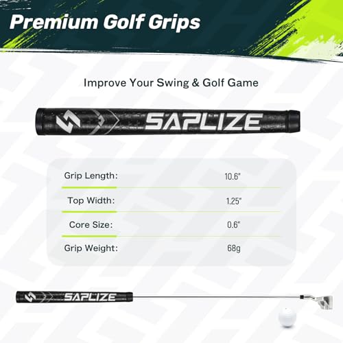 Grip de putter de golf antidérapant SAPLIZE pour un contrôle de texture avancé - 5