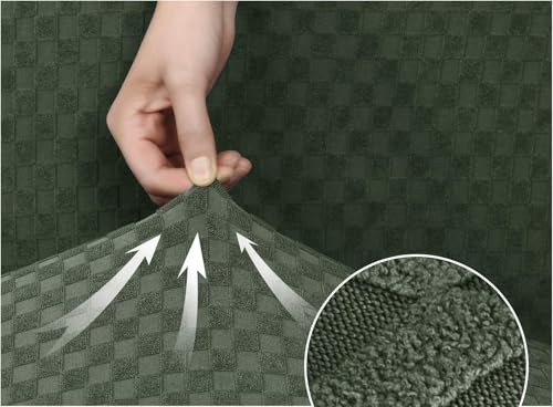 Housse de canapé extensible 3 places antidérapante avec housse coussin