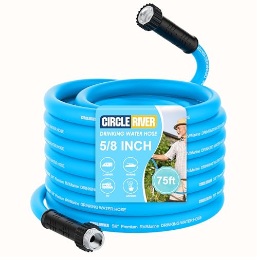 CircleRiver RV Water Hose 75FT RV Drinking Water Hose