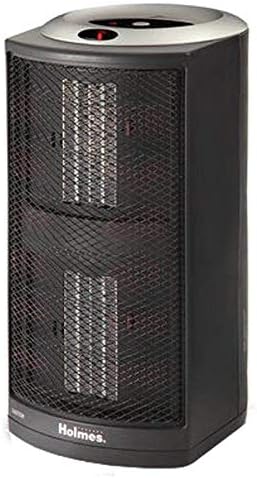 HOLMES HCH4953-U Ultra-Quiet Dual Ceramic Heater with 1-Touch Electronic Thermostat