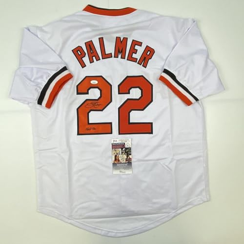 Autographed Jim Palmer HOF 1990 Baltimore White Baseball Jersey