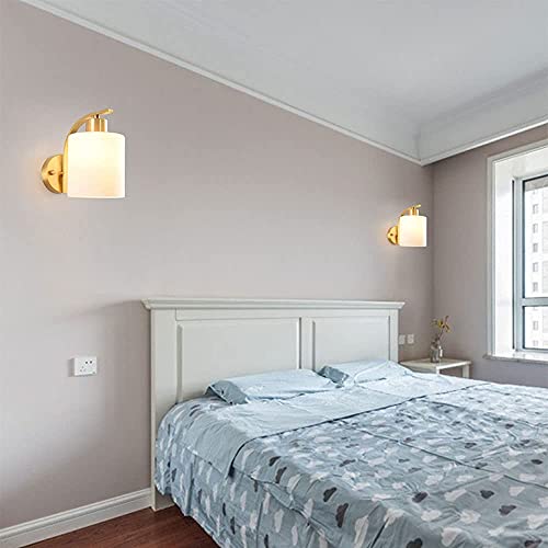 Lámpara de pared para evitar fatiga visual con luz difusa de cristal 4
