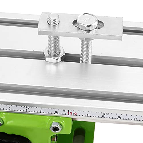 JOIKIT Mesa de trabalho mini fresadora, mesa deslizante de perfuração composta, mesa de trabalho mul