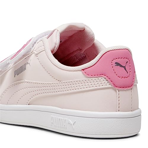 Puma Kids' Smash 3.0 Butterfly Hook and Loop Frosty Pink-Strawberry Burst-Puma White-Puma Silver Little Kid 10.5