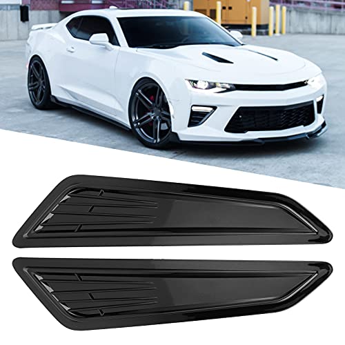 Hood Vents For Cars, Abs Hood Vent Scoop Cover, Bonnet Air Vent Inlet Decoration Hood Cover Trim Fit For Camaro Lt/Ls/Rs 2016‑2020 #TOP3