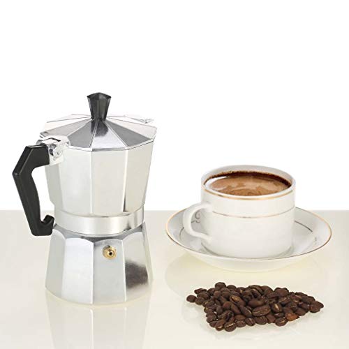 Amake Coffee Machine Aluminum Espresso Coffee Machine Filter Coffee Stove Manufacturer Mocha Pot 1Cup / 3Cup / 6Cup / 9Cup / 12Cup (Size : 9Cup) #TOP4
