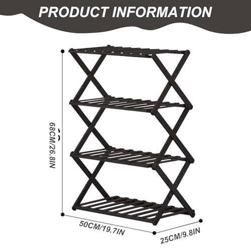 Support de refroidissement pliable 4 niveaux grand format pour rôtissage et pâtisserie - 6