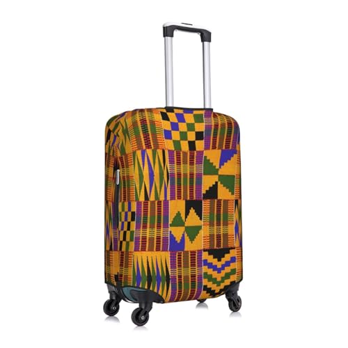 African Weaving Print Suitcase Cover Luggage Protector Washable Elastic Fashionable Travel Gear Cover3