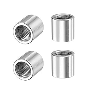 Sourcing Map 4Stk. M8 Schweißmuttern Edelstahl