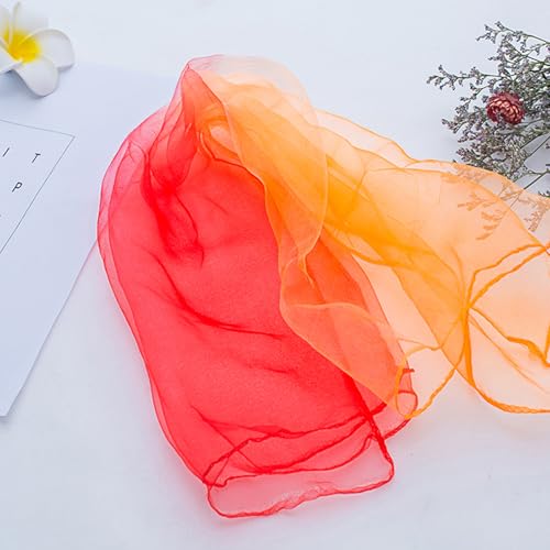 10pcs Silk Dance Scarves Educational Colorful Juggling Scarves Scarves for Kids Imagination Development4