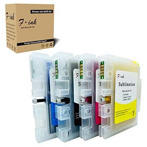 Cartucho de tinta de sublimación F-INK prellenado compatible con Sublijet Sawgrass Virtuoso SG400 y SG800 Cover