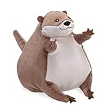 Wild Republic Flipkins River Otter, Peluche, 12 cm, Plush Toy, Fill is Spun Recycled Water Bottles