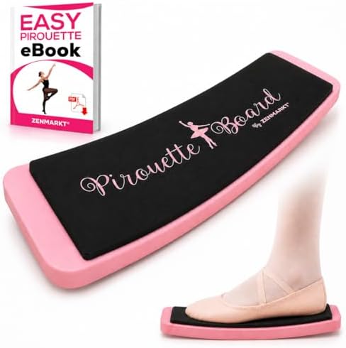 Ballet Turning Board for Dancers - Figure Skating Ballet Dance Turning Pirouette Board by Zenmarkt - Improve Balance and Turns - Training Equipment for Dancers, Ice Skaters, Gymnasts and Cheerleaders