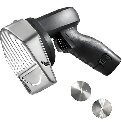 PioMue Handheld Electric Kebab Meat Slicer, Kebab Slicer Cutter Professional Electric Kebab Knife,80W, 2 Blades, for Lamb, Pork and Chicken Wireless