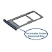 MMOBIEL SIM Card Slot Tray Holder Replacement Compatible with Samsung Galaxy S9 / S9 Plus 2018 - Incl. Rubber Gasket and Sim Pin - Black