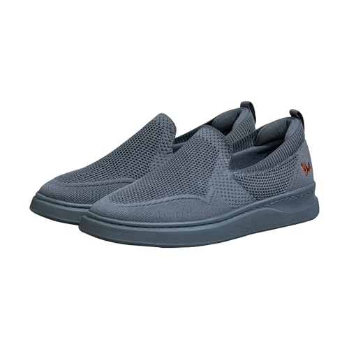 Image of Neeman's Elevate Unisex Slip-On Shoes | Lightweight Breathable Knit Sneakers with Cushioned TPR Sole | Comfortable Everyday Walking, College, Office & Travel Footwear