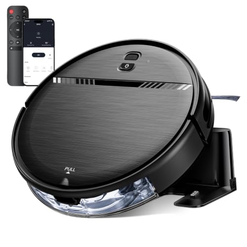 Image of Robot Vacuum and Mop Combo, 2300Pa Strong Suction, 2-in-1 Dust Box and Water Tank, Works with Alexa /Google Assistant, Long Runtime, Schedule, Quiet, Ideal for Hard Floors, Low-Pile Carpets and Pets