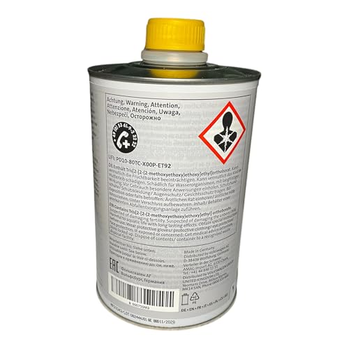 Volkswagen Original VW Ersatzteile Original Bremsflüssigkeit DOT4, 1 Liter