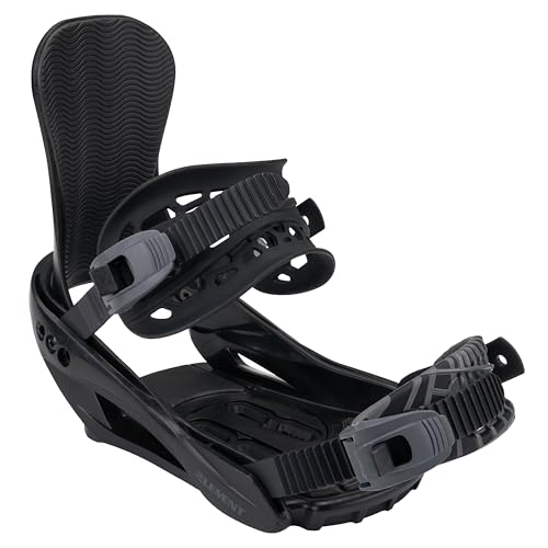 5th Element Summit Stealth Adult Snowboard Bindings for Men-Designed for New or...