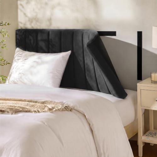 Image of Hearth & Harbor Wall Mounted Queen Headboard Only, Bed Headboard Queen Size