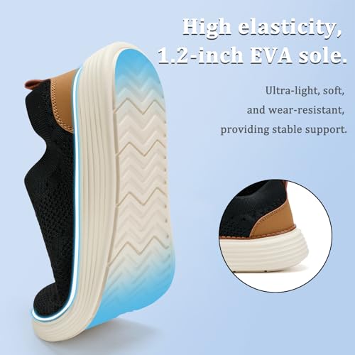 Dirk Men's Fashion Dress Sneakers Oxfords Walking Work Athletic Shoes Lightweight and Breathable for Business Casual4