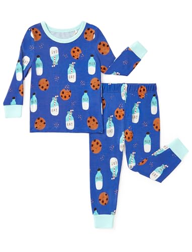 Image of PATPAT Bamboo Viscose Pajama Sets for Toddler Boys & Girls Baby Kids, Ultra-soft Snug fit Pjs Sleepers for Birthday Holiday