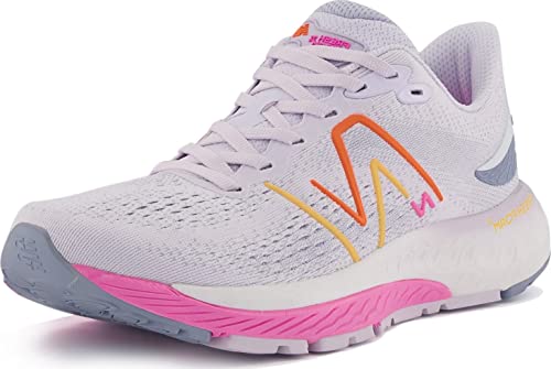 Image of New Balance Women's Fresh Foam 880 V12 Running Shoe, Libra /Vibrant Pink, 9.5 Medium