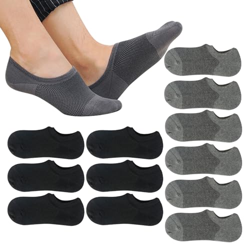 12 Pairs Men Short Socks,No Show Socks Men，viscose fiber Thin Low Cut Socks