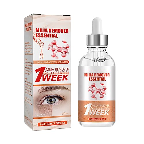 Milia Remover, Milia Spot Serum for Face Milia Spot Removal Helps to Ruduce Milia, Dark Circles Under Eye for Women & Men
