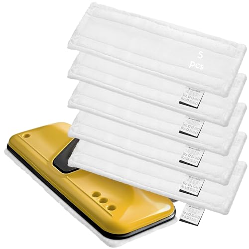 Navaris Juego de 5 fundas de repuesto para Vaporeta - Juego de Paños de Microfibra para Limpiadora a Vapor- compatible con la serie Kärcher EasyFix SC 2 SC 3 SC 4 SC 5