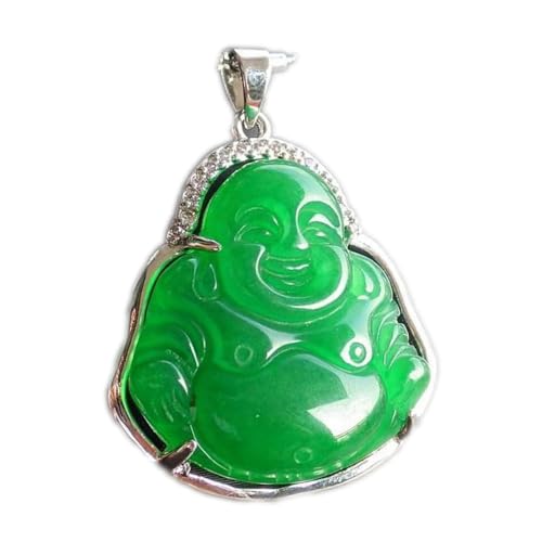 Pendentif en Jade vert de bon augure en argent S925, le cadeau idéal