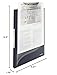 Esselte A4 Panorama Display Book, 40 Pockets, 80 Sheet Capacity, Transparent Pockets, Front Viewing Sheet, VIVIDA Black, VIVIDA Range, 624012