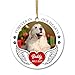 Picture Frame Dog Memorial Christmas Ornaments 2023, Forever in Our Hearts Dog Photo Ornament for Christmas Tree, Personalized Dog Xmas Photo Ornaments, Custom Name & Years Pet Sympathy Gifts
