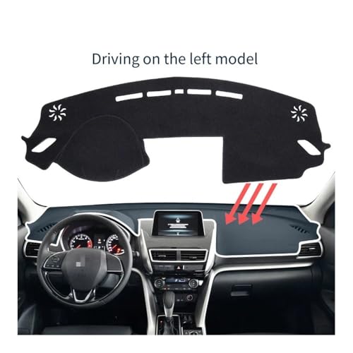 Tapis de tableau de bord pour Mitsubishi Eclipse Cross 2017-2023