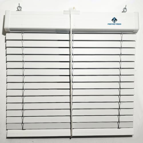 Persiana Alicantina de PVC Color Blanco | Corte a Medida | PERTONI TENDE (Ancho 120cm X 210cm Alto)