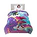 Franco Kids Bedding Super Soft Reversible Comforter, Twin/Full, Trolls World Tour
