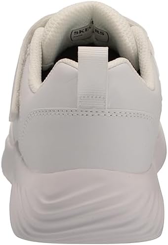 Skechers Kids Boy's Bounder-Power Study Sneaker, White, 2.5 Little Kid | Image 2