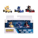 Sonic The Hedgehog 1:64 Die-cast Vehicles 3-Pack from Jakks Pacific's Wave 9