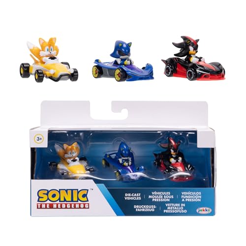 Vehículos Sonic The Hedgehog 1:64 3-Pack miniatura 1