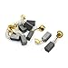 DealMux 8 piezas de escobillas de carbono para motor 13 mm x 7 mm x 6 mm para amoladora angular Hitachi