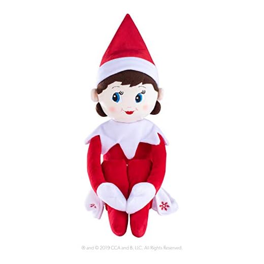 The Elf on the Shelf Plushee PAL Huggable - Chica | Muñeca de Juguete de Figura Suave para niñas y niños (Huggable Girl)