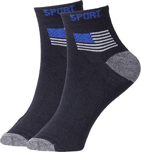 SMART VILLA TRADERS Ankle Socks Sports Cotton Cushion Socks For Men Women Unisex Low Cut (Free Size) (1) Deal