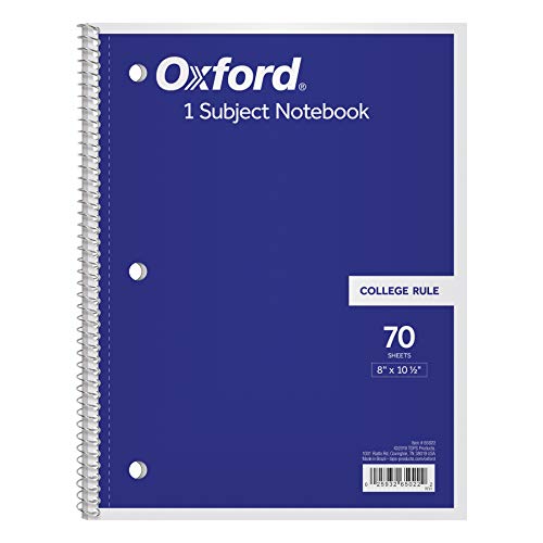 TOPS/Oxford 1-Subject Notebook, 8