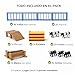 Imagen de AMBIENTS ARTESANIA TOROS DE Juguete Set Vallas y Obstáculos Madera MDF