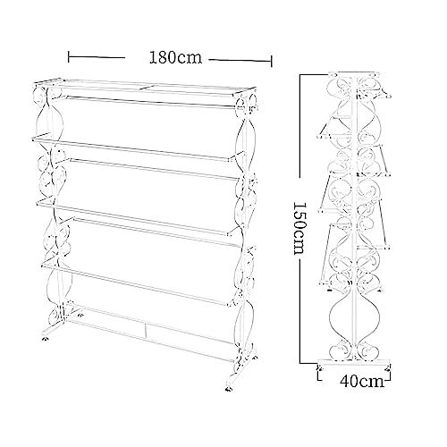 Espositore per Negozi di Abbigliamento Commerciale, scaffali per Negozi di Abbigliamento, scaffali per Indumenti, Calzini Multistrato, Biancheria Intima, Sciarpe, Pantaloncini, Pan