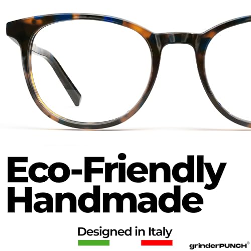 Image of grinderPUNCH Reading Glasses Men Women Fashion Computer Readers Stylish Blue Light Blocking Glasses Gaming Eyeglasses