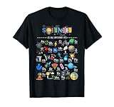 Science Is All Around Us Science Alphabet STEM Scientist T-Shirt