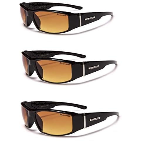 X LOOP Black 3 Pair HD Glasses Cover
